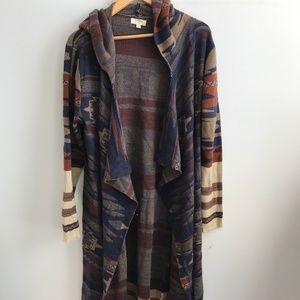 Aztec Duster Cardigan